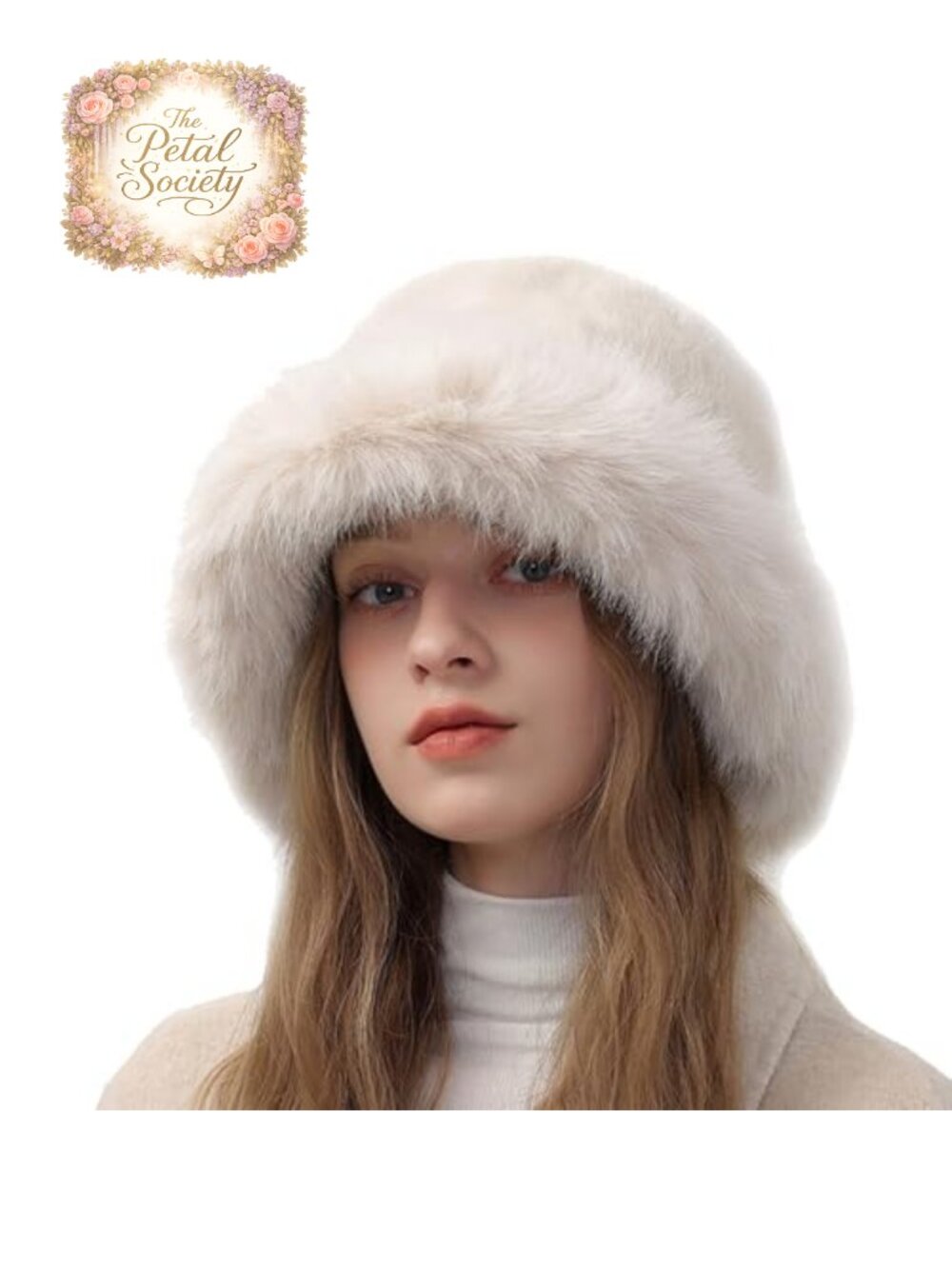 Faux Fur Bucket Hat Winter Russian Ushanka Fluffy Snow Cap